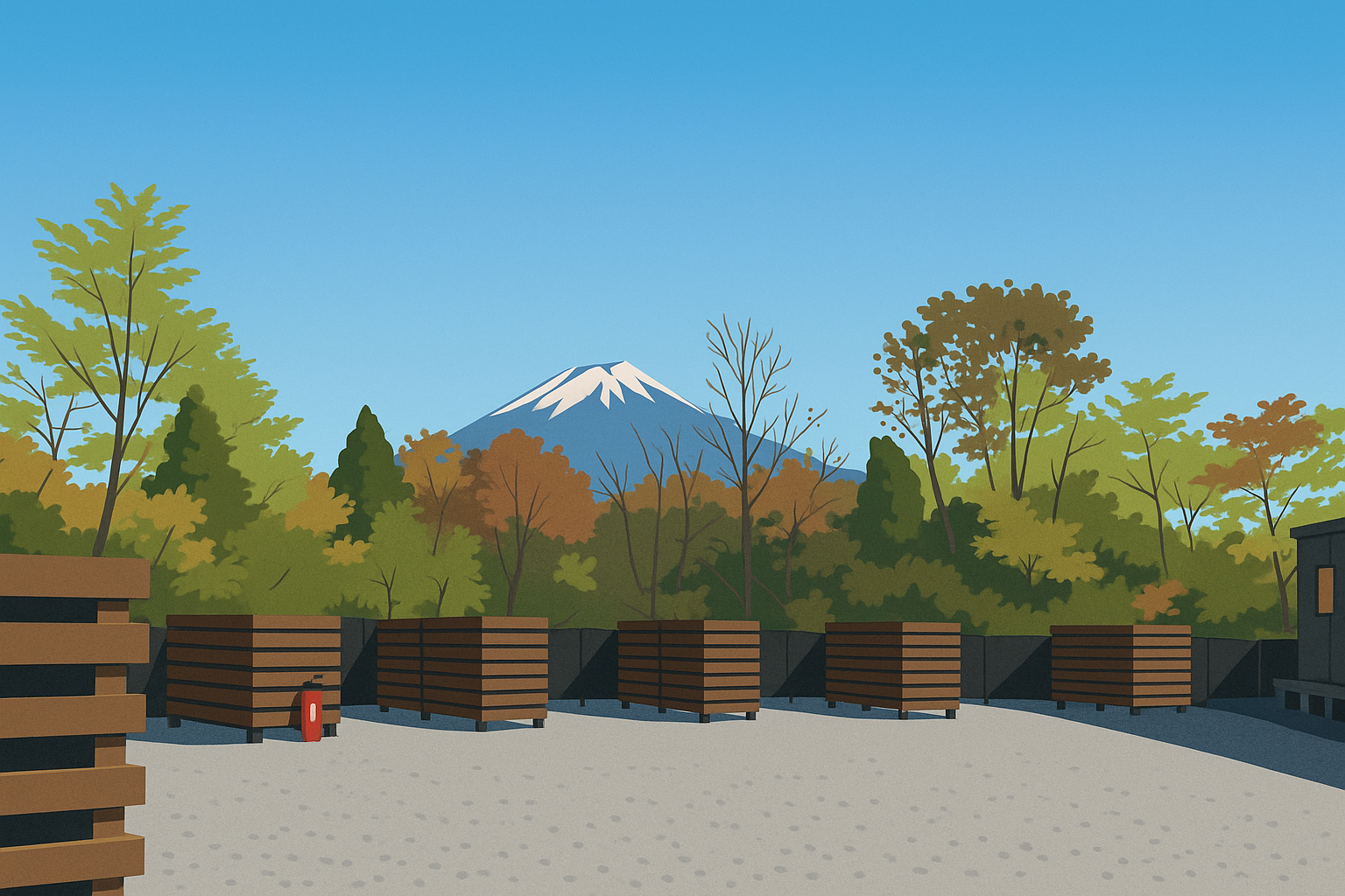 RVパーク場内工事について